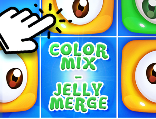 Igra Mešanica barv - Jelly Merge  spletu