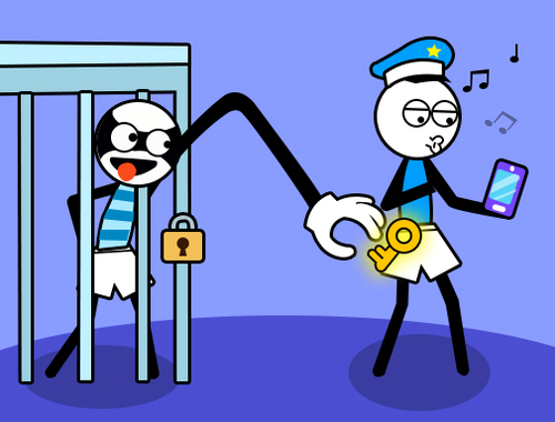 Igra Stickman Troll Thief Puzzle spletu