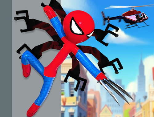 Igra Bitka v tematskem parku Spiderlox  spletu