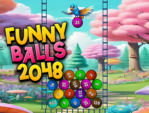 Igra Smešne žoge 2048  spletu