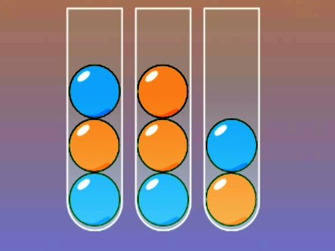 Igra Bubblesort spletu