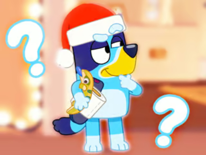 Igra Otroški kviz: Bluey Christmas Fandom  spletu
