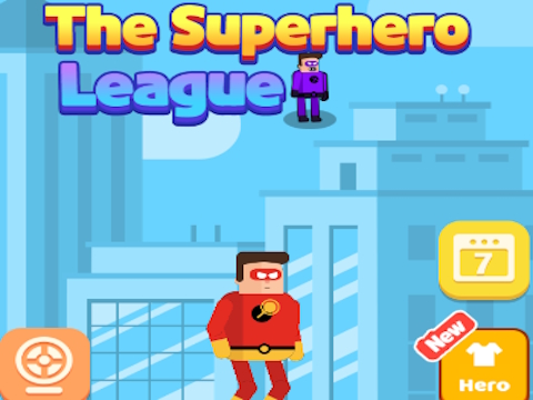 Igra Liga superjunakov  spletu