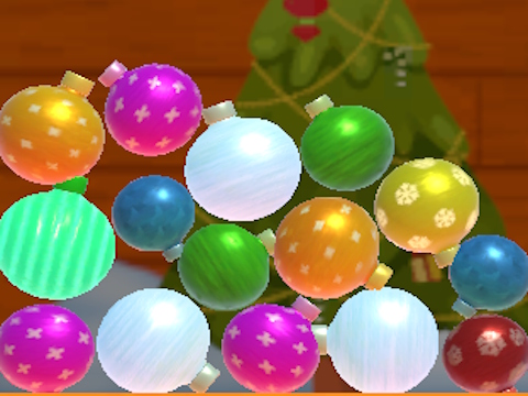 Igra Novoletne kroglice 2048 v 3D  spletu