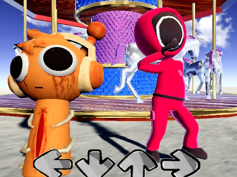 Igra Squid Igra Sprunki FNF Battle  spletu