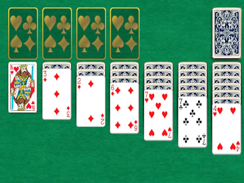 Igra Klondike Classic Solitaire spletu