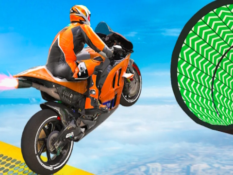 Igra Moto kaskaderske dirke  spletu
