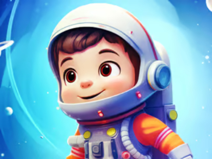 Igra Sestavljanke: astronavt  spletu