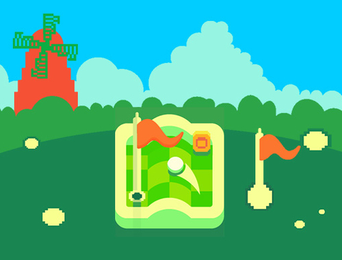 Igra Pixel Mini Golf spletu