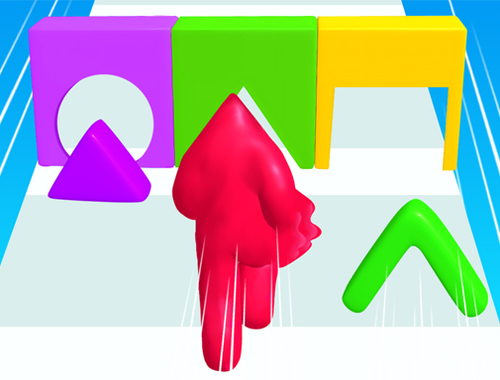 Igra Oblika preoblikovanje Blob Racing  spletu