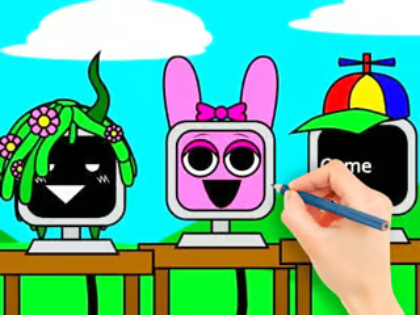 Igra Knjiga za barvanje: Sprinki Fun Computer  spletu
