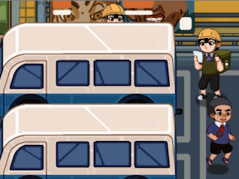 Igra Mart Puzzle Bus Jam spletu