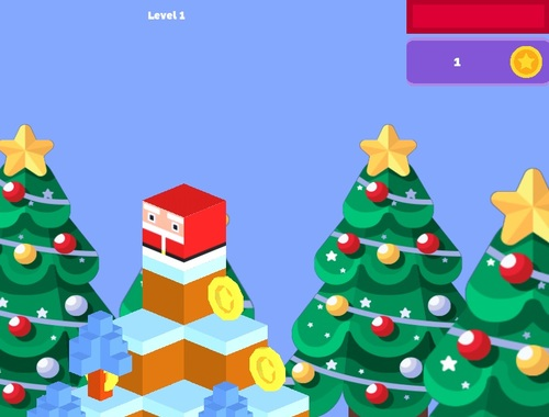 Igra Božiček hiti navzdol  spletu