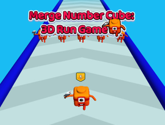 Igra MERGE ŠTEVILKA KUBE 3D Run Game  spletu