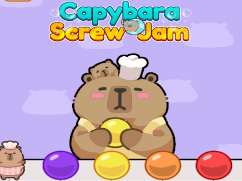 Igra Jam za vijak Capybara  spletu