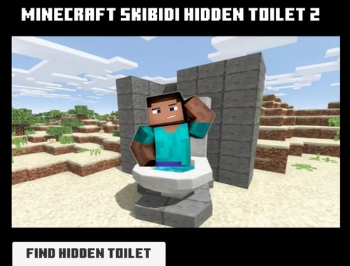 Igra Minicraft Skibidi Hidden WC 2  spletu