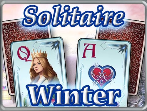 Igra Tekma z dragulji: Solitaire Wintersapes  spletu