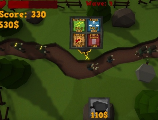 Igra Obramba Zombie Tower  spletu