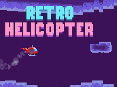 Igra Retro helikopter  spletu