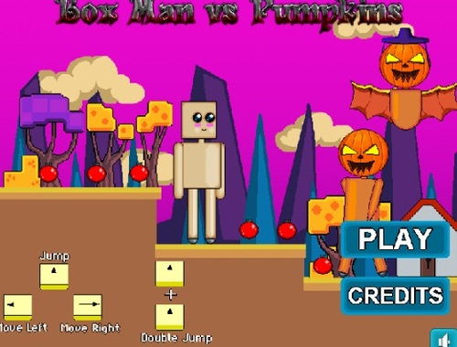 Igra Box Man vs Pumpkins spletu