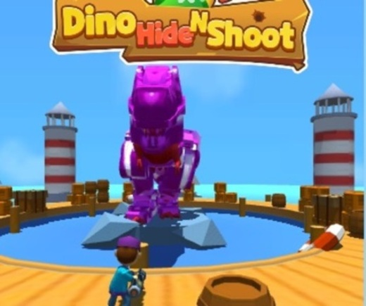 Igra Dino Skrij N Shoot  spletu