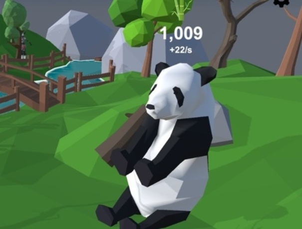 Igra Pandaclicker spletu