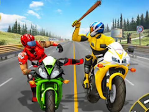 Igra Moto Attack - kolesarske dirke  spletu