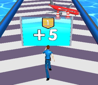Igra Policaj Run 3D  spletu