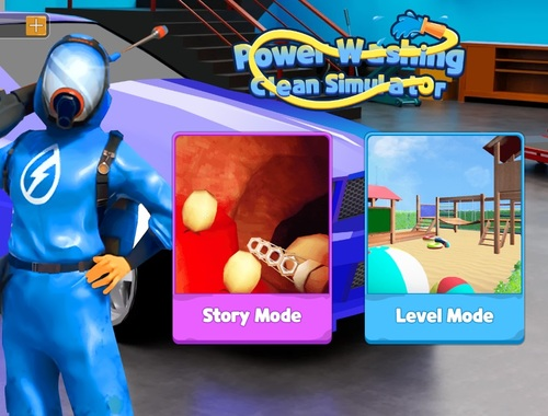 Igra Simulator za pranje moči  spletu