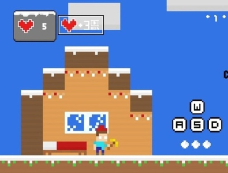 Igra Minicraft Winterblock spletu