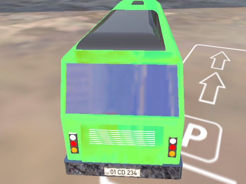 Igra Trening za parkirni avtobus  spletu