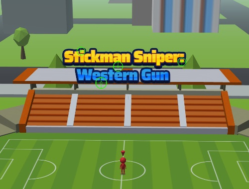 Igra Stickman Sniper Western Gun spletu