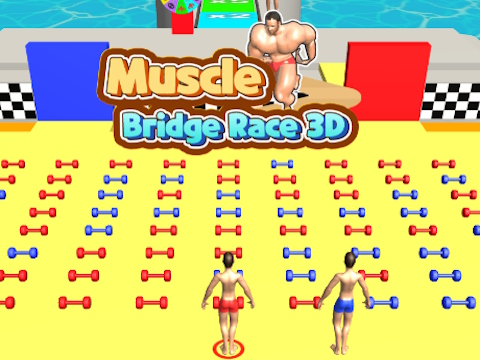 Igra Muscle Bridge Race 3D spletu