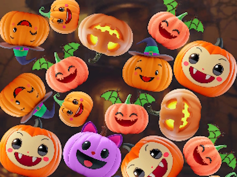 Igra MERGE PUMPKINS: noč čarovnic!  spletu