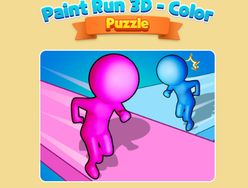 Igra Paint Run 3D - barvna sestavljanka  spletu