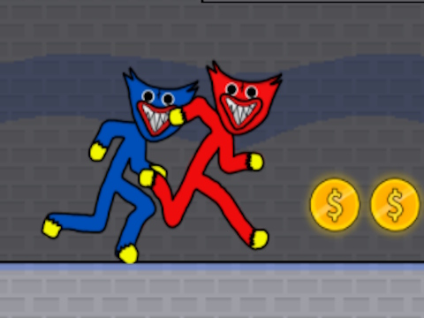 Igra Stickman Huggy Party Duo spletu
