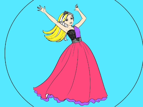 Igra Barbie barvne knjige spletu