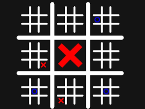 Igra Ultimate Noughts in Crosses  spletu