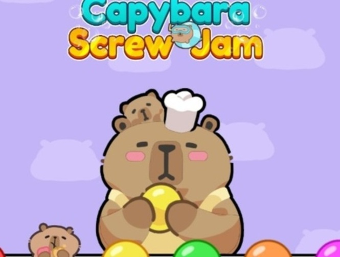 Igra Jam za vijak Capybara  spletu