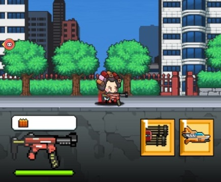 Igra Mecha shoot pixel rpg spletu