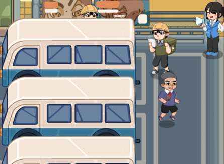 Igra Mart Puzzle Bus Jam spletu