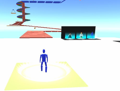 Igra Enostaven OBBY Parkour  spletu