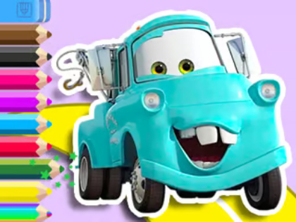 Igra Knjiga za barvanje: Mater Cars  spletu