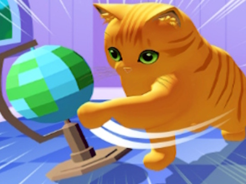 Igra Simulator mačjega kaosa  spletu