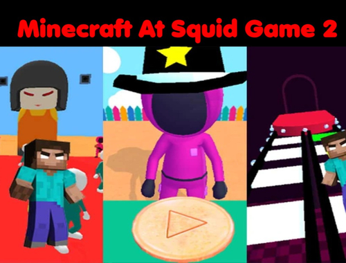 Igra Minecraft na tekmi lignjev 2  spletu