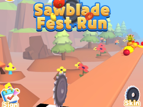 Igra Sawblade Fest Run spletu