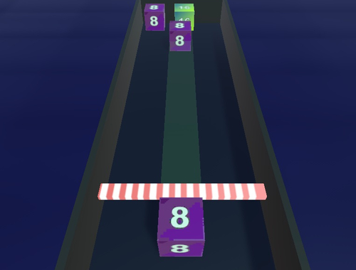 Igra Merge Craft 2048 3D sestavljanka  spletu