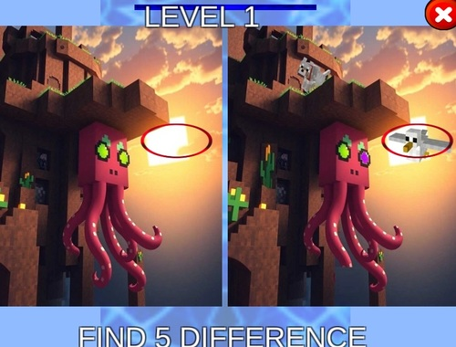 Igra Minecraft Anomalija lignjev  spletu
