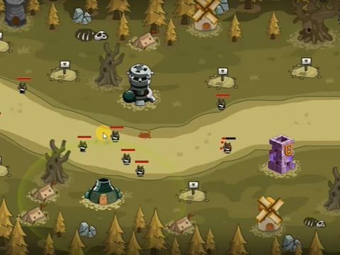 Igra 2D Obramba Fantasy Tower  spletu
