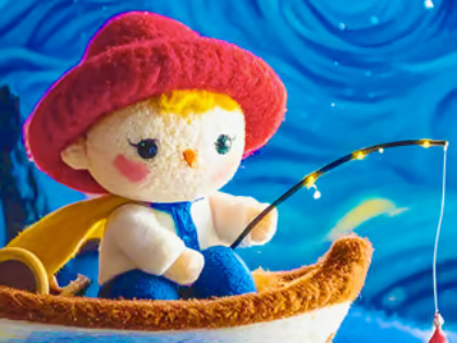 Igra Sestavljanke: Starry Night Fishing  spletu